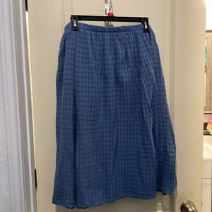 Laura Scott Blue Skirt XL